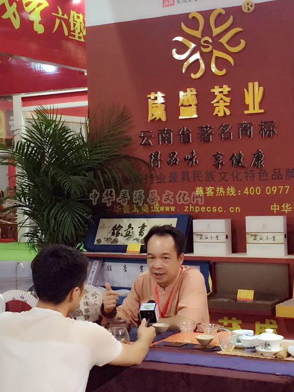 中国茶界需要匠人精神   在湖南茶博会上   制茶匠人张明春先生接受湖南电视台茶频道专访